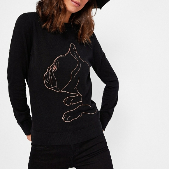 Ted Baker French Bulldog Sweater 